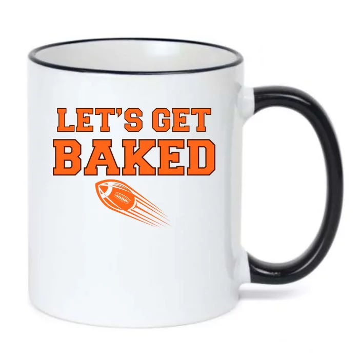 Let's Get Baked Football Cleveland Black Color Changing Mug