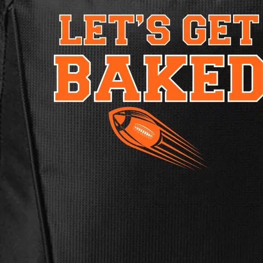 Let's Get Baked Football Cleveland City Backpack