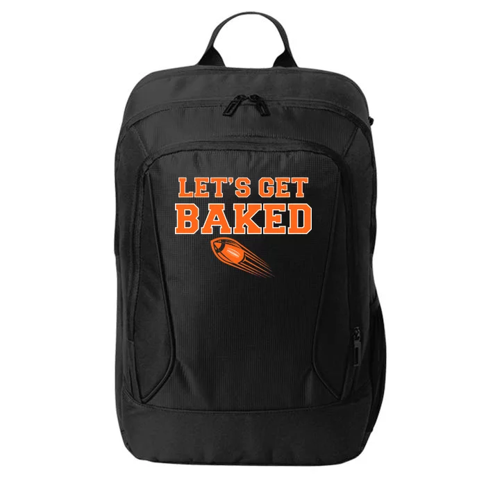 Let's Get Baked Football Cleveland City Backpack