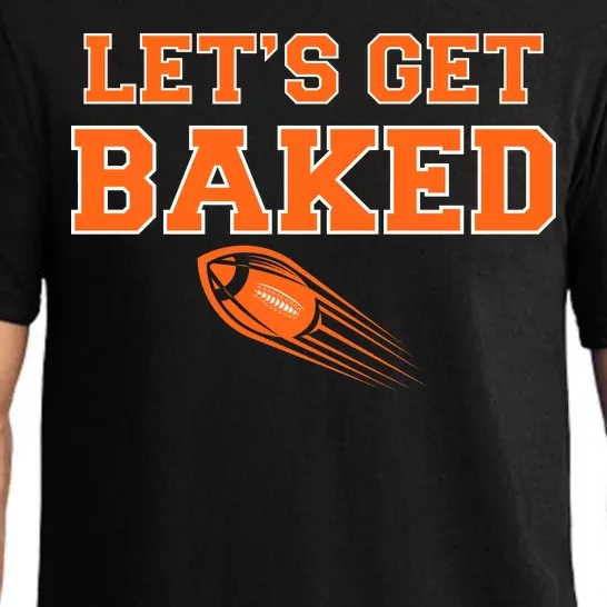 Let's Get Baked Football Cleveland Pajama Set