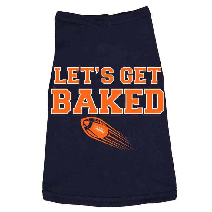 Let's Get Baked Football Cleveland Doggie Tank