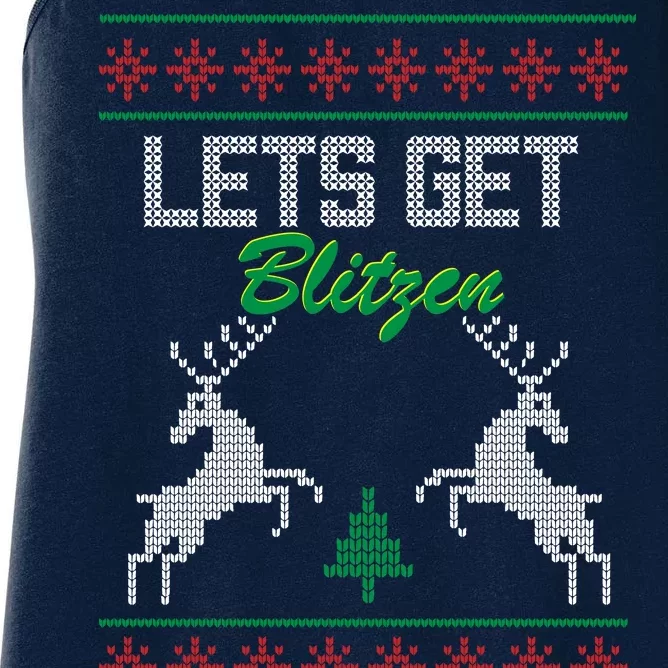 Lets Get Blitzen Women's Racerback Tank