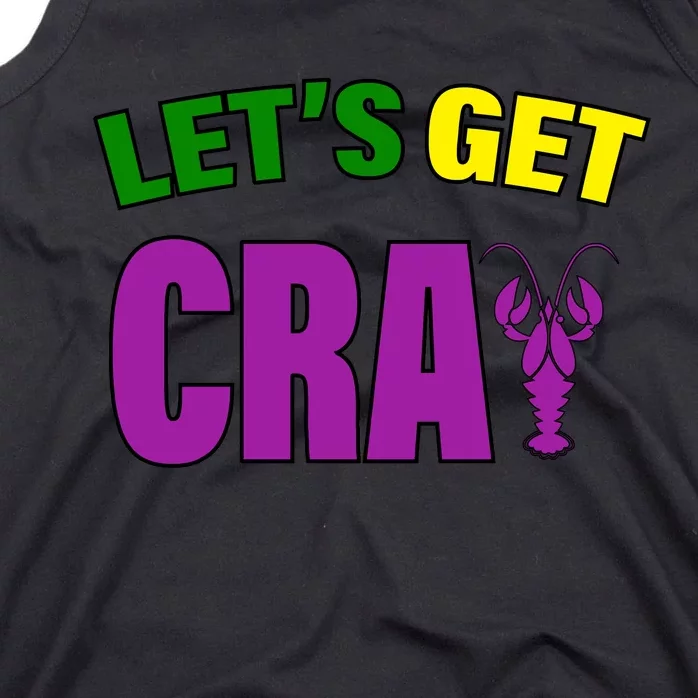 Lets Get Cray Mardi Gras Party Tank Top