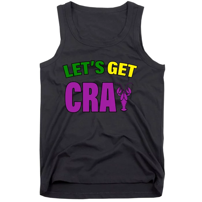 Lets Get Cray Mardi Gras Party Tank Top