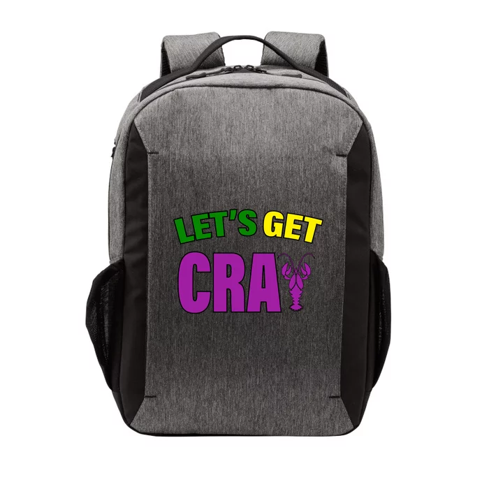 Lets Get Cray Mardi Gras Party Vector Backpack