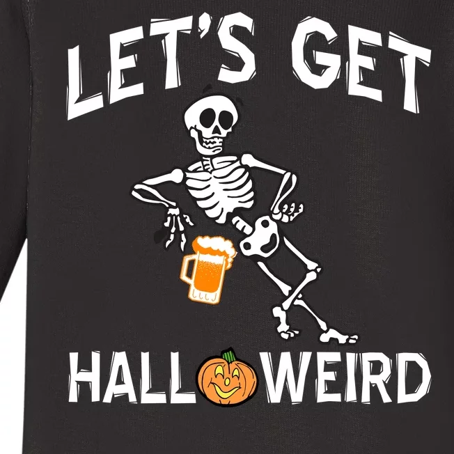 Let's Get Halloweird Baby Long Sleeve Bodysuit