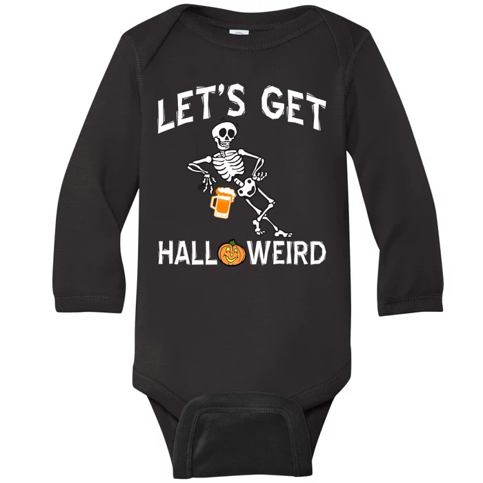 Let's Get Halloweird Baby Long Sleeve Bodysuit