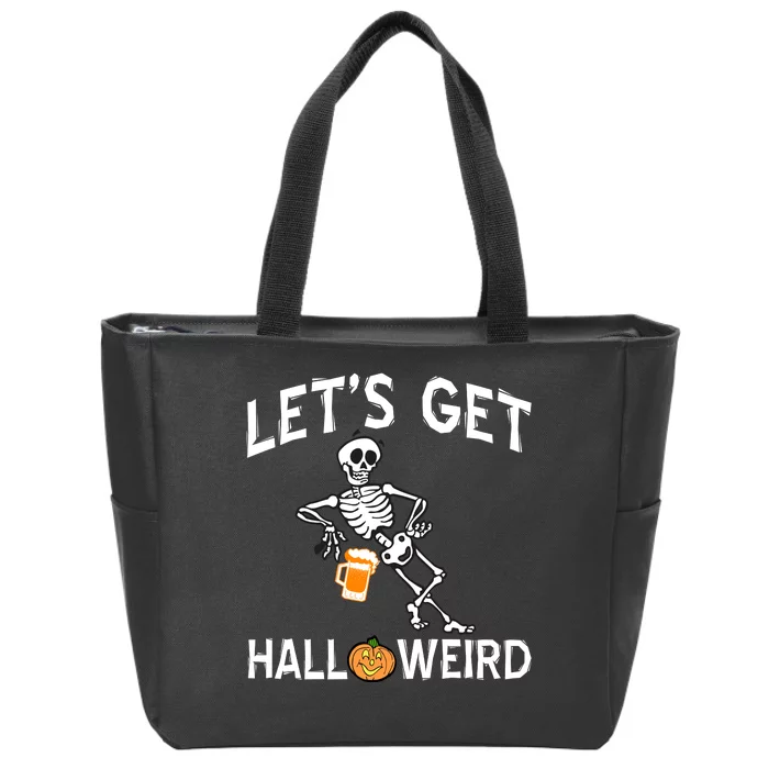 Let's Get Halloweird Zip Tote Bag