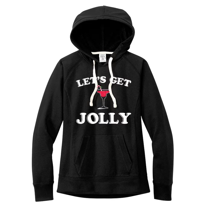 Let's Get Jolly Women's Fleece Hoodie