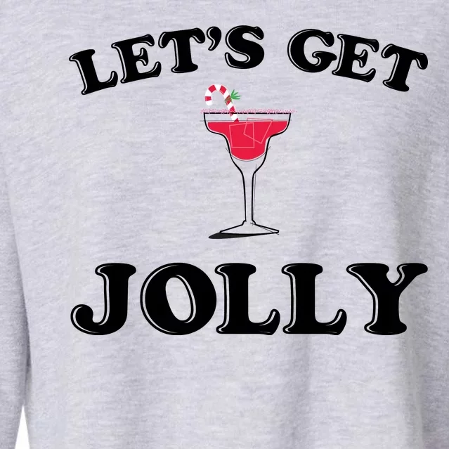 Let's Get Jolly Cropped Pullover Crew