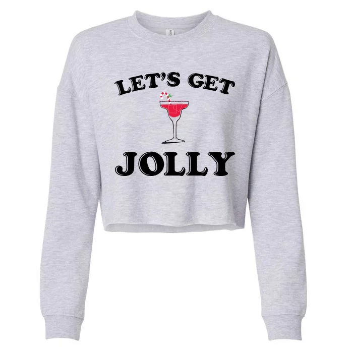 Let's Get Jolly Cropped Pullover Crew