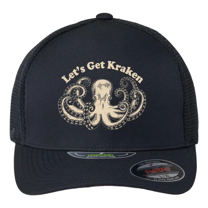 Let's Get Kraken Flexfit Unipanel Trucker Cap