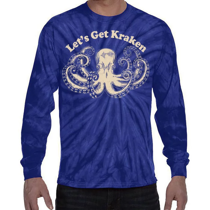 Let's Get Kraken Tie-Dye Long Sleeve Shirt