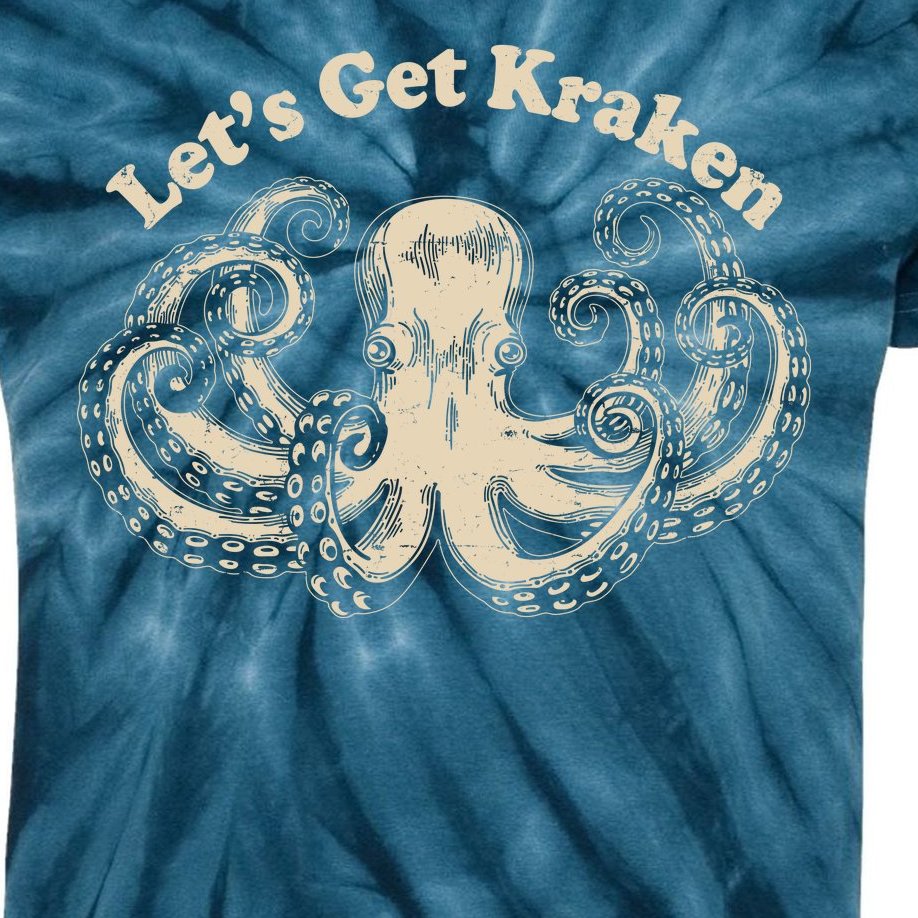 Let's Get Kraken Kids Tie-Dye T-Shirt