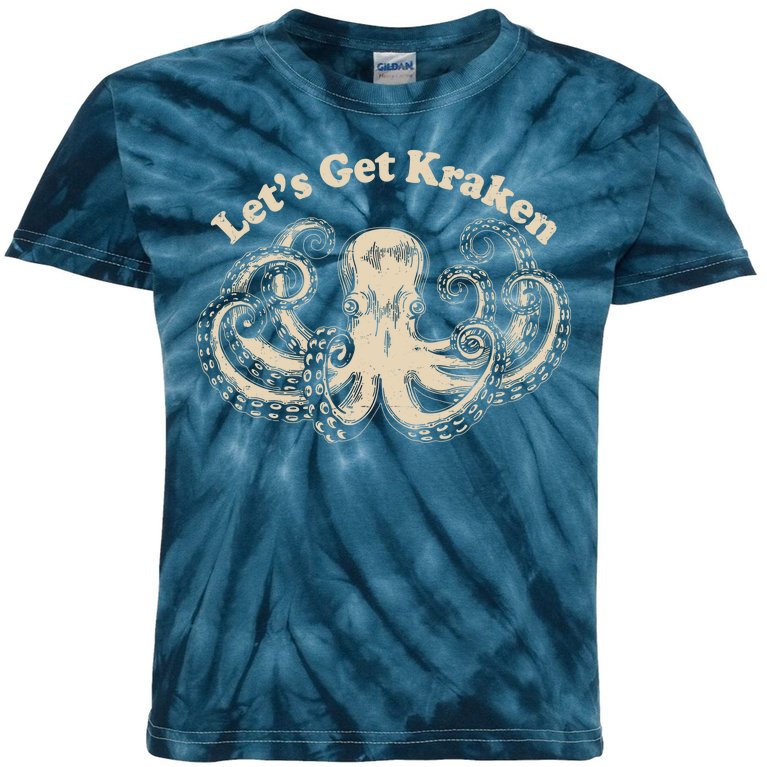 Let's Get Kraken Kids Tie-Dye T-Shirt