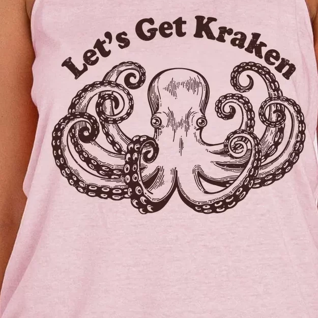 Let's Get Kraken Women's Knotted Racerback Tank