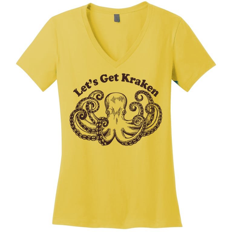 Let's Get Kraken Women's V-Neck T-Shirt