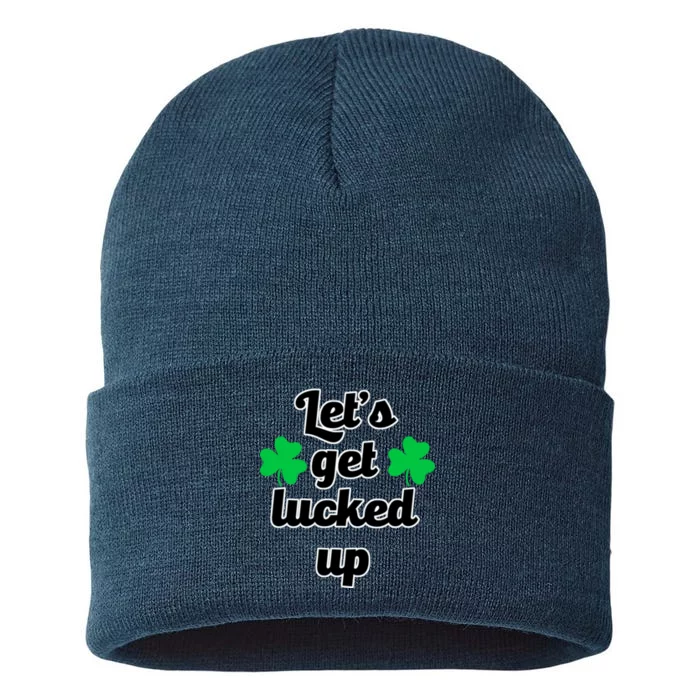 Let's Get Lucked Up Sustainable Knit Beanie