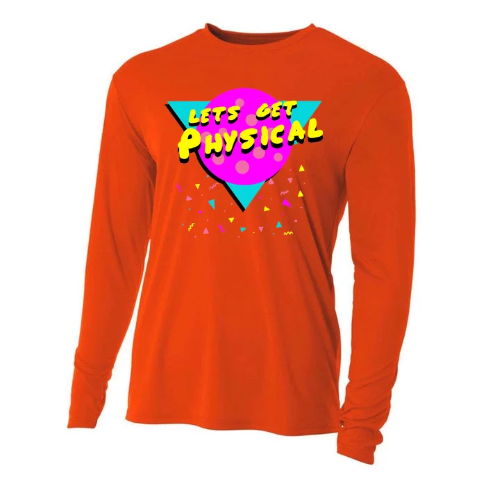 Lets Get Physical Retro 80s Cooling Performance Long Sleeve Crew