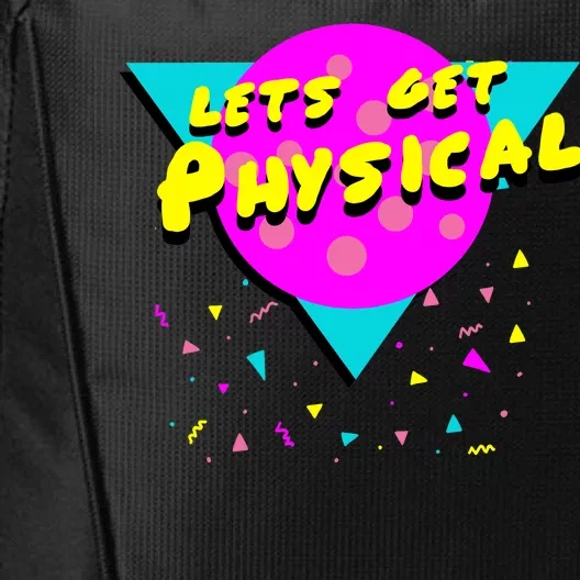 Lets Get Physical Retro 80s City Backpack