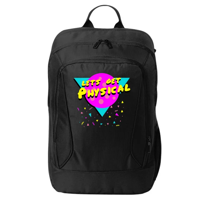 Lets Get Physical Retro 80s City Backpack