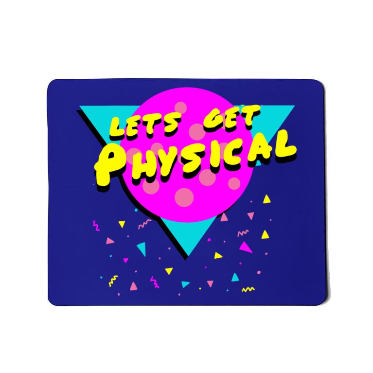 Lets Get Physical Retro 80s Mousepad