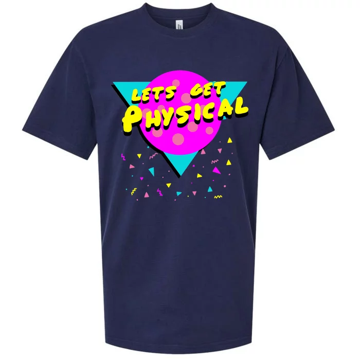 Lets Get Physical Retro 80s Sueded Cloud Jersey T-Shirt