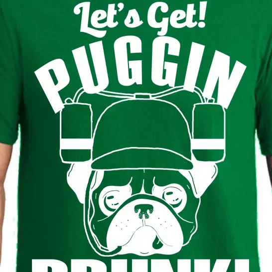 Let's Get Puggin Drunk Pajama Set