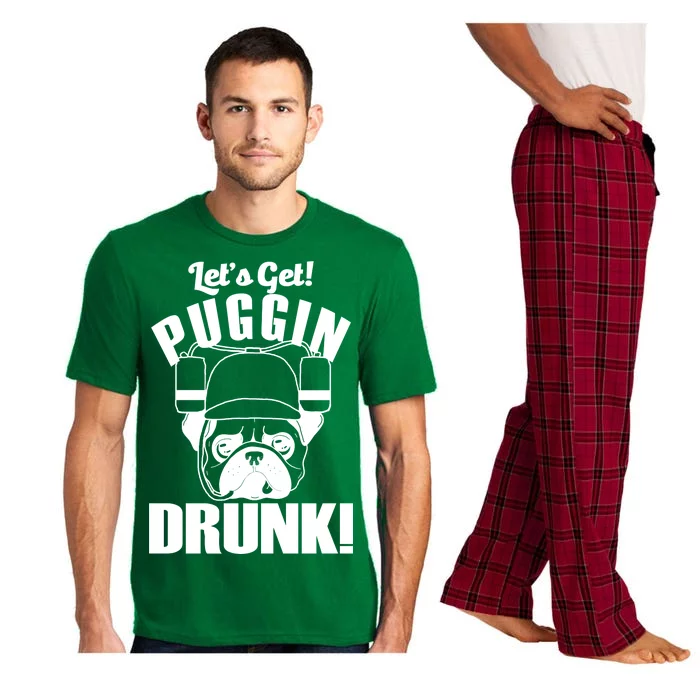 Let's Get Puggin Drunk Pajama Set