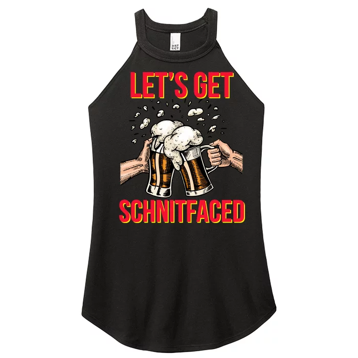 Let's Get Schnitfaced Women’s Perfect Tri Rocker Tank