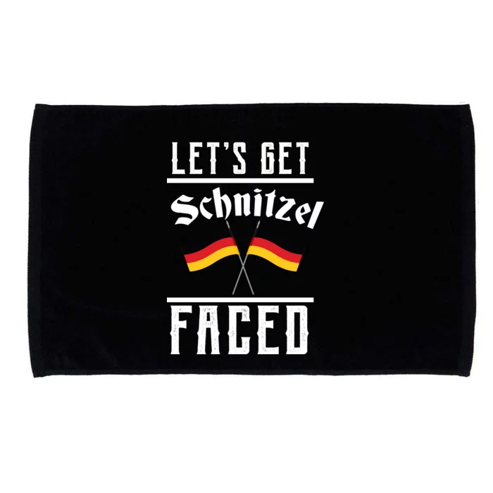 Let's Get Schnitzel Faced Microfiber Hand Towel