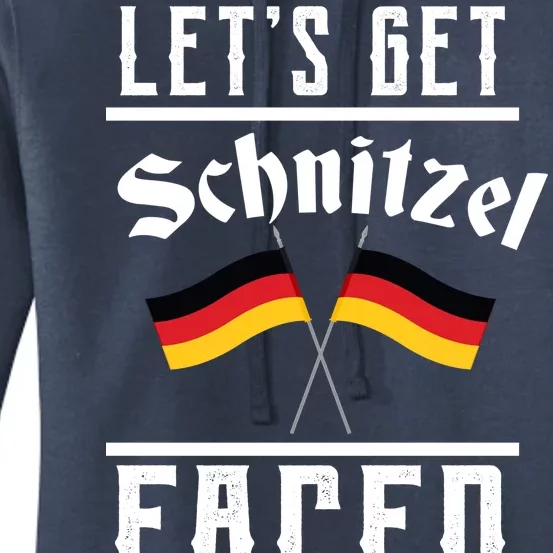 Let's Get Schnitzel Faced Women's Pullover Hoodie