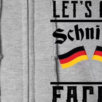 Let's Get Schnitzel Faced Full Zip Hoodie