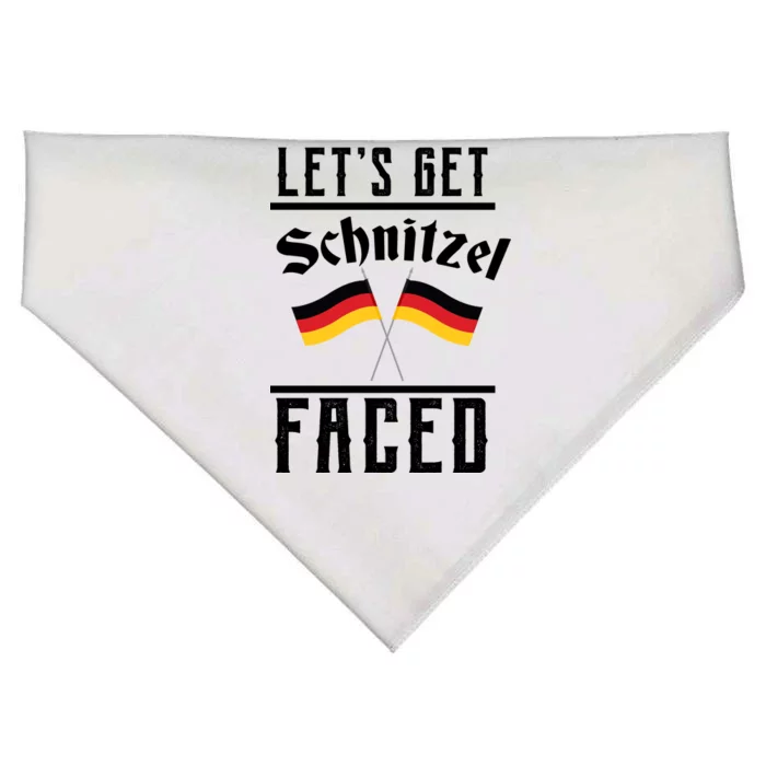 Let's Get Schnitzel Faced USA-Made Doggie Bandana