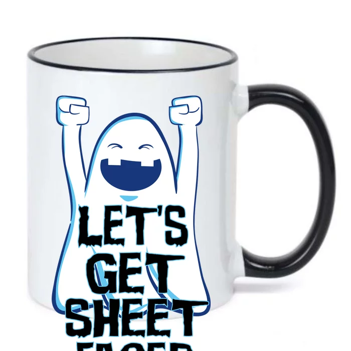 Let's Get Sheet Faced Black Color Changing Mug