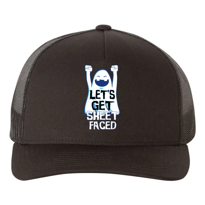 Let's Get Sheet Faced Yupoong Adult 5-Panel Trucker Hat