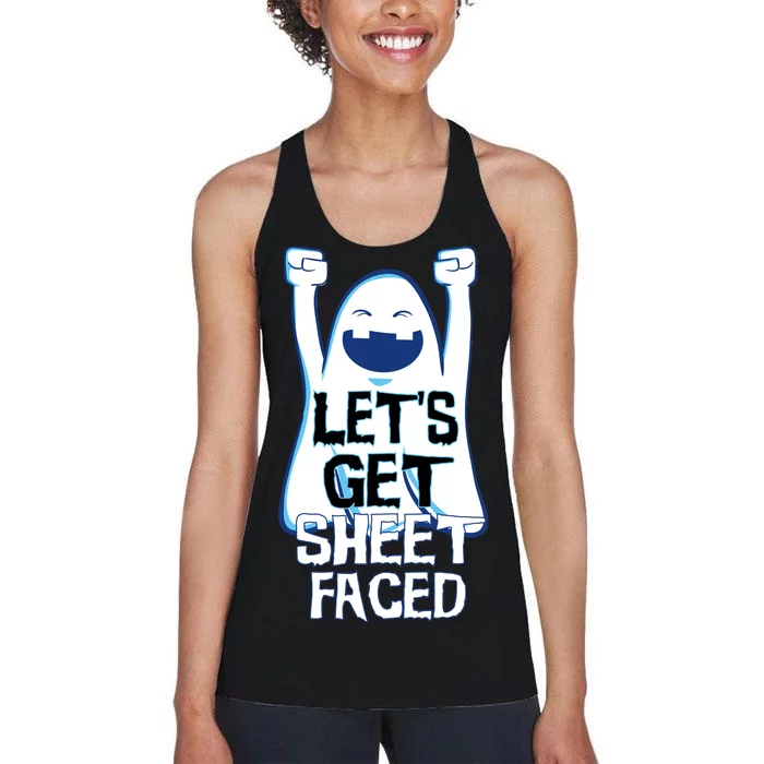 Let's Get Sheet Faced Women's Racerback Tank