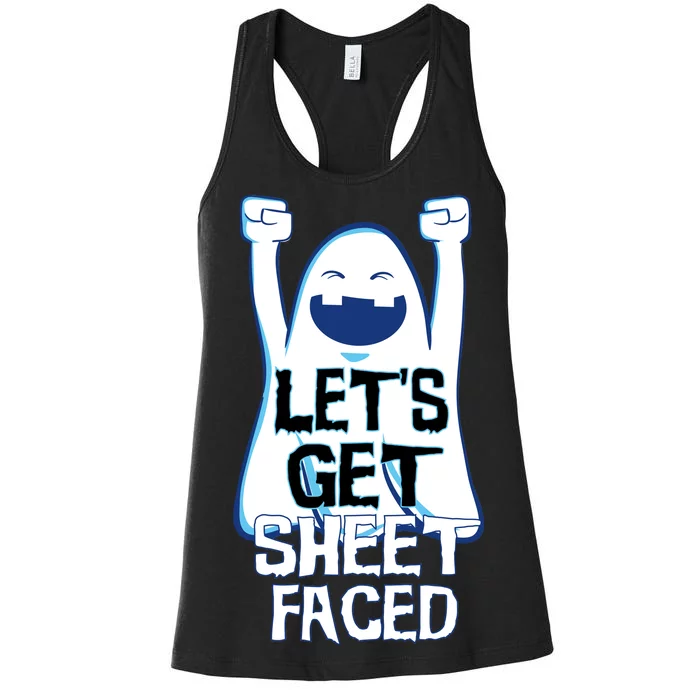 Let's Get Sheet Faced Women's Racerback Tank