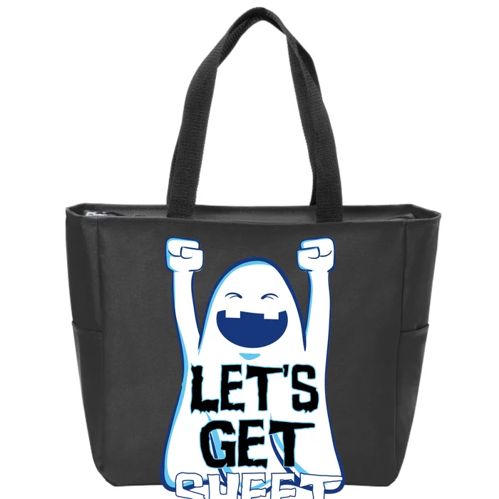 Let's Get Sheet Faced Zip Tote Bag