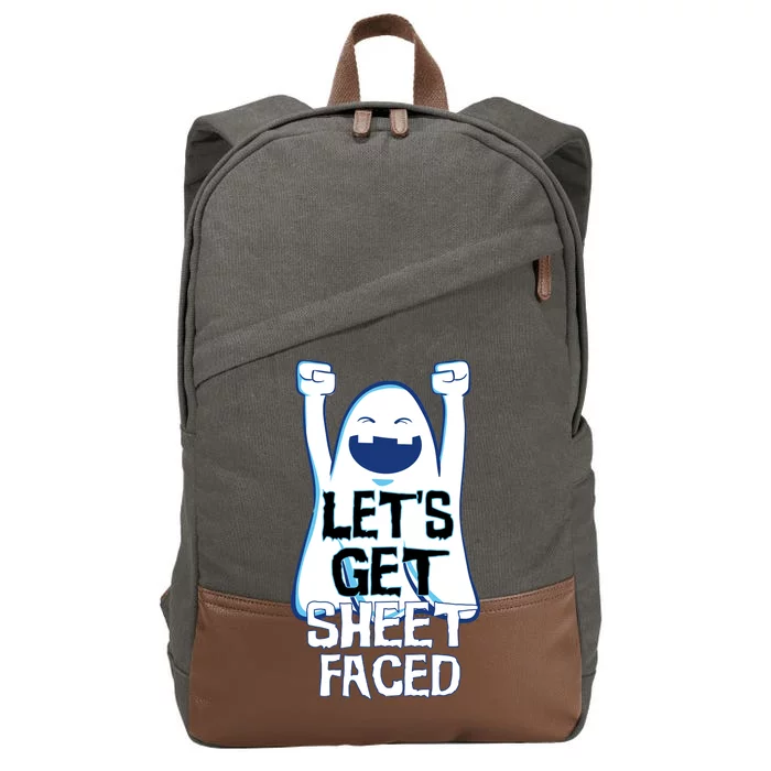 Let's Get Sheet Faced Cotton Canvas Backpack