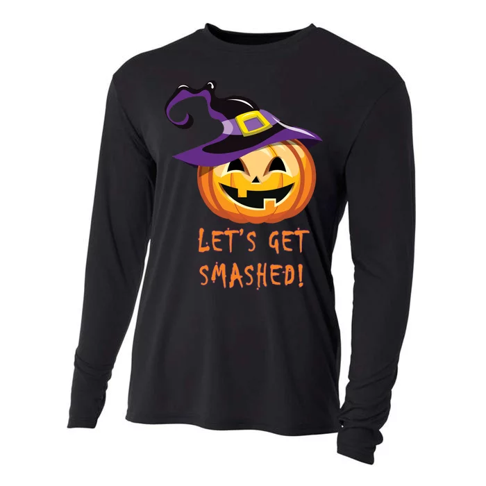 Let's Get Smashed Funny Halloween Cooling Performance Long Sleeve Crew