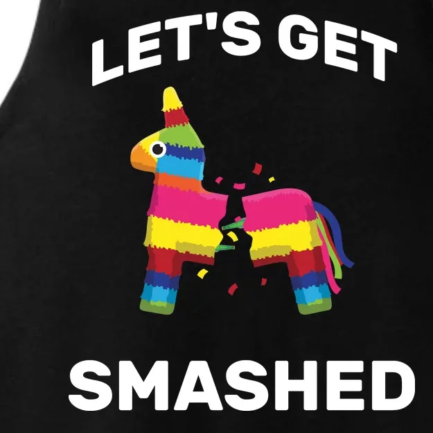 Let's Get Smashed Pinata Ladies Tri-Blend Wicking Tank