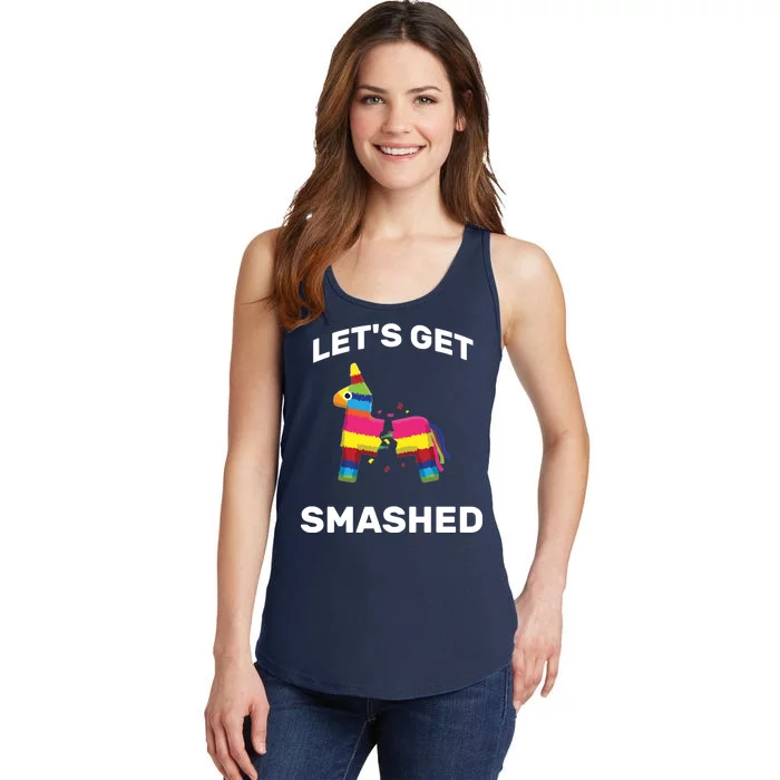 Let's Get Smashed Pinata Ladies Essential Tank