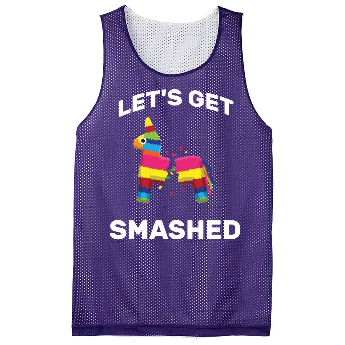 Let's Get Smashed Pinata Mesh Reversible Basketball Jersey Tank