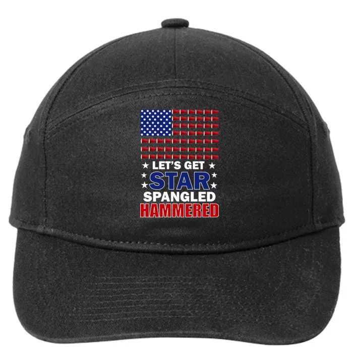 Let's Get Star Spangled Hammered 7-Panel Snapback Hat