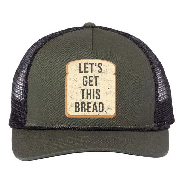 Let's Get This Bread Retro Rope Trucker Hat Cap