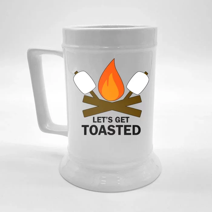 Lets Get Toasted Front & Back Beer Stein