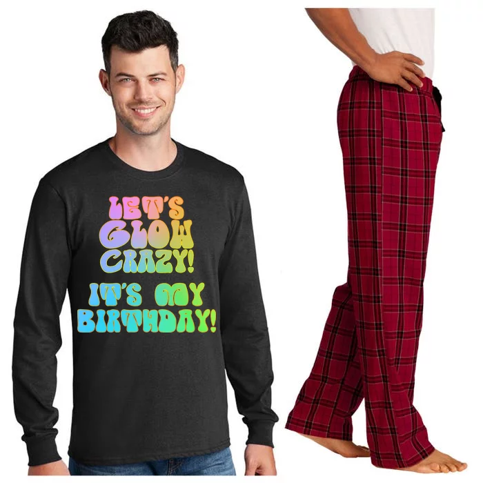 Let's Glow Crazy It's My Birthday Long Sleeve Pajama Set