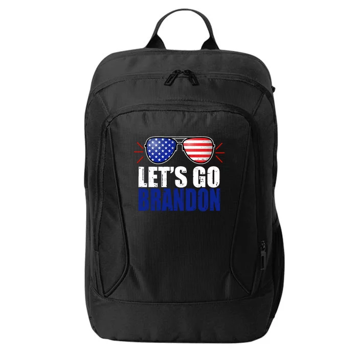 Lets Go Brandon American Flag Aviator Shades FJB Chant City Backpack