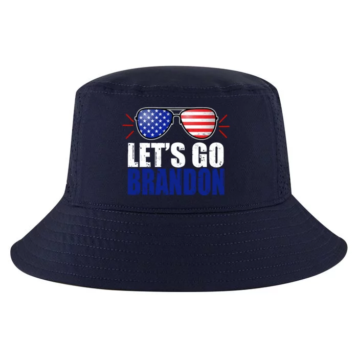 Lets Go Brandon American Flag Aviator Shades FJB Chant Cool Comfort Performance Bucket Hat